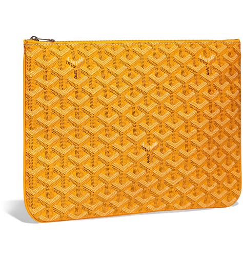 Goyard Senat Pouch MM Yellow 